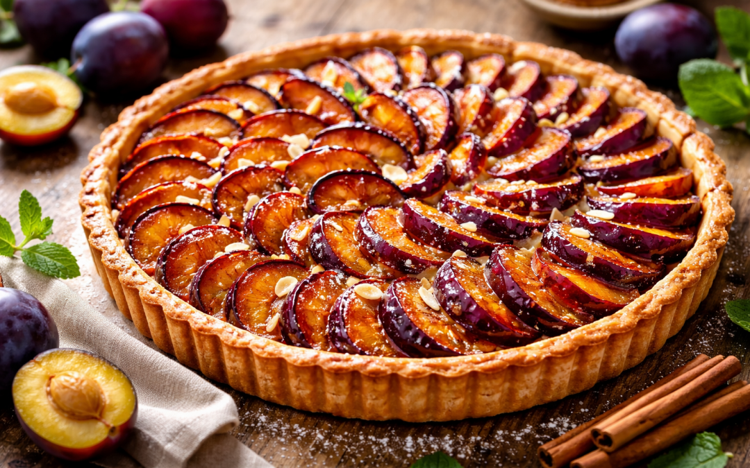 La tarte aux prunes à l&rsquo;ancienne : secrets et tradition
