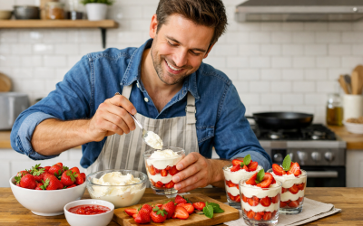 Réussir une recette avec des fraises et du mascarpone