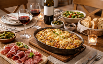 Quel vin blanc pour une tartiflette : l&rsquo;accord parfait