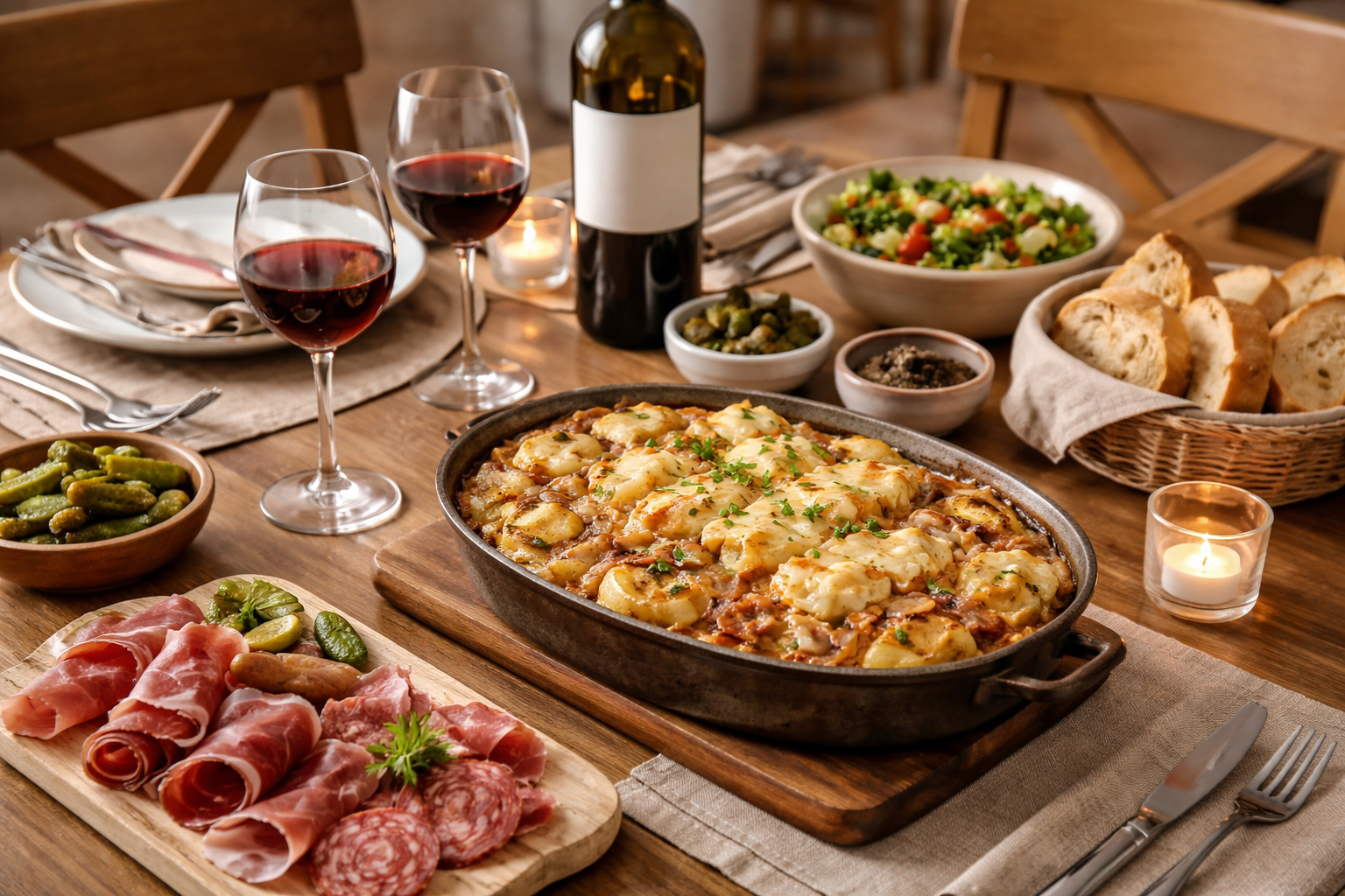Quel vin blanc pour une tartiflette : l’accord parfait Découvrez quel vin blanc pour une tartiflette choisir : de la vivacité de l'Apremont à l'élégance de la Roussette, sublimez votre fromage fondu.