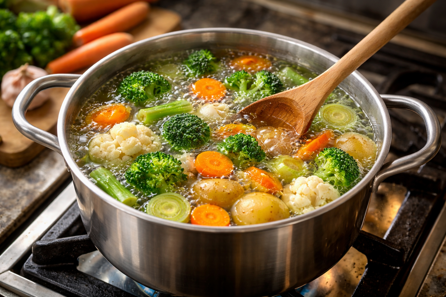 Maîtriser le temps de cuisson des légumes à l’eau Maîtrisez le temps de cuisson legumes a l'eau pour des résultats al dente. Suivez nos conseils de chef sur le démarrage et le sel pour tout réussir.