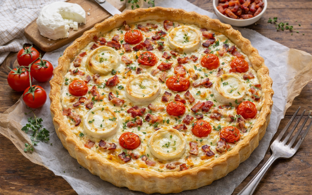 Quiche tomates chèvre lardons : nos astuces pour réussir