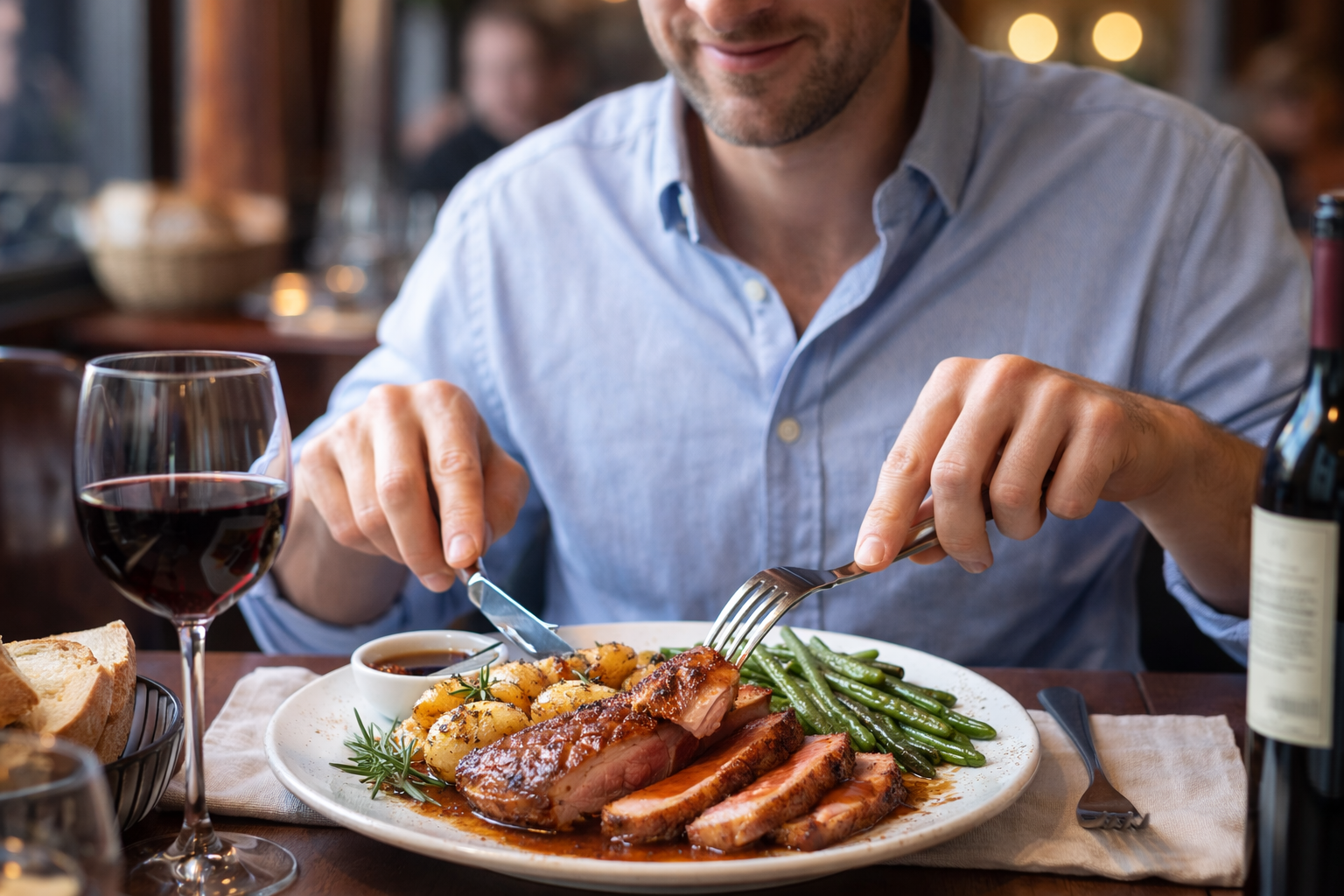 Découvrez comment preparer les magrets de canard : technique du quadrillage, cuisson parfaite à la poêle et repos sous aluminium pour une chair tendre.