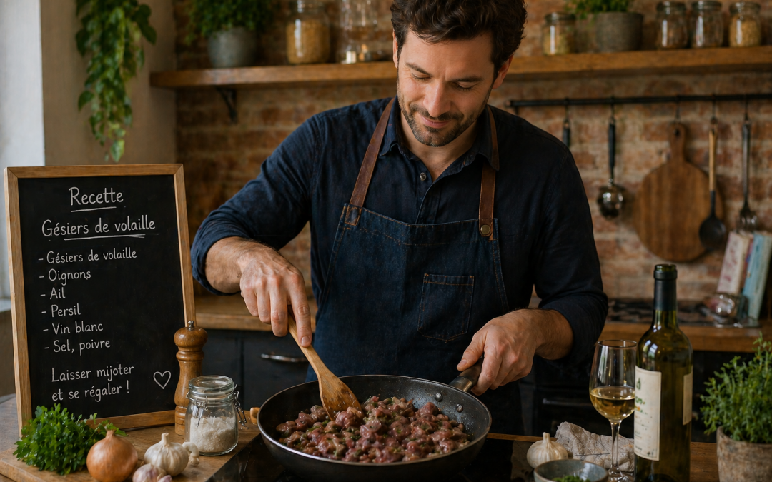 Que faire avec des gésiers de volaille confits : le goût
