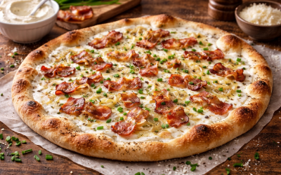 Pizza crème fraîche : le secret d&rsquo;une base onctueuse