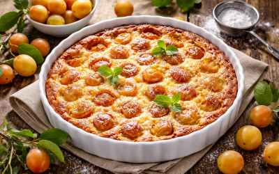 Clafoutis aux mirabelles : les secrets d&rsquo;un dessert fondant