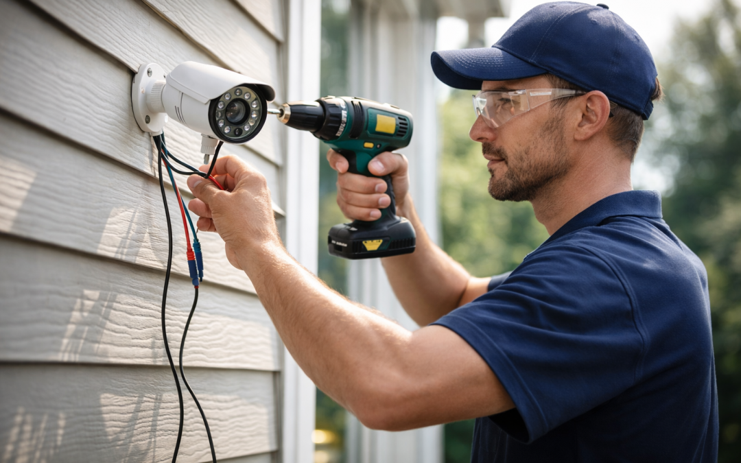 Comment installer une caméra de surveillance avec fil