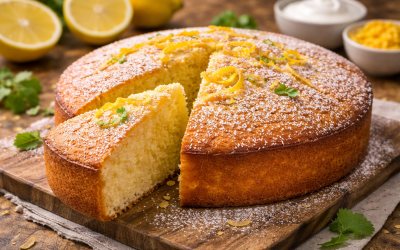 Le secret du gâteau au yaourt au citron ultra moelleux