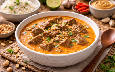 L&rsquo;art du poulet mafé : secrets d&rsquo;une sauce onctueuse