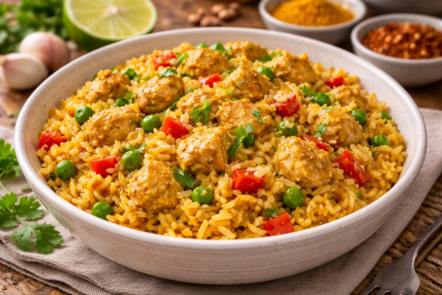 Sublimez votre riz au poulet curry grâce à nos secrets d'expert. Maîtrisez l'onctuosité de la sauce et la cuisson du riz pour un voyage sensoriel unique.