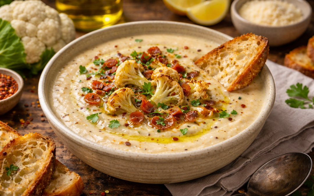 Réussir une onctueuse recette de la soupe au chou-fleur