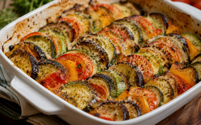 Gratin de légumes au four sans béchamel : l&rsquo;onctuosité