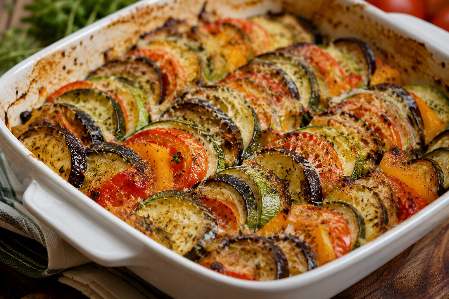 Découvrez l'art du gratin de légumes au four sans béchamel : un secret d'onctuosité au curry et à la crème. Réussissez ce plat sain et doré en 40 min !