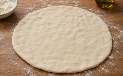 Pâte à pizza sans levure boulangère : la base croustillante