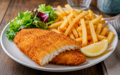 Poisson pané surgelé au airfryer : la maîtrise du croustillant
