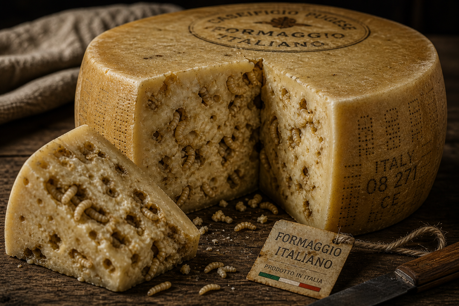 Découvrez le Casu martzu : le secret du fromage sarde aux larves. Maîtrisez l'art de cette dégustation radicale et osez une expérience sensorielle unique !