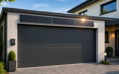 Porte de garage solaire : l&rsquo;art de la maîtrise énergétique