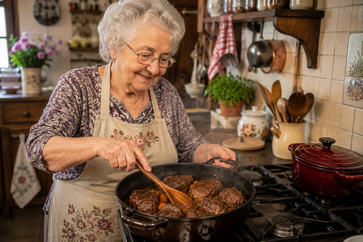 Joue de porc façon grand-mère : l’art du confit en 2026 Sublimez votre joue de porc façon grand-mère : maîtrisez l'art du mijotage lent en cocotte pour une tendreté absolue et une sauce onctueuse en 2026.