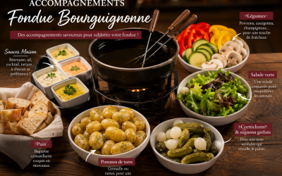 Accompagnement fondue bourguignonne : l&rsquo;art de l&rsquo;équilibre