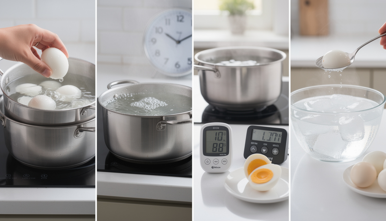 découvrez la méthode simple et efficace pour cuire un œuf dur parfait à chaque fois, avec des conseils pour une cuisson idéale et un écalage facile.