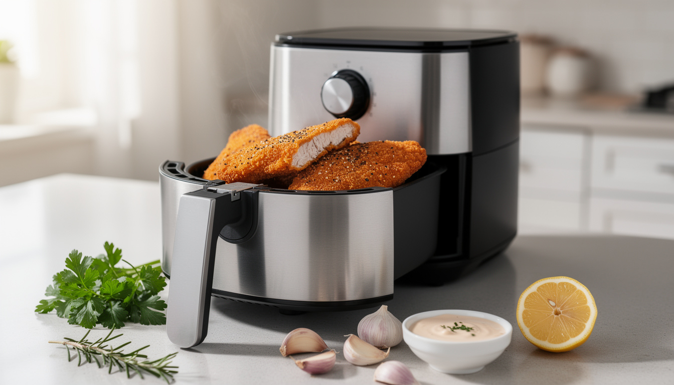 Comment rĂ©ussir des aiguillettes de poulet Ă l’air fryer pour un repas rapide et savoureux dĂ©couvrez comment prĂ©parer des aiguillettes de poulet croustillantes et savoureuses Ă l'air fryer, pour un repas rapide et facile qui ravira toute la famille.