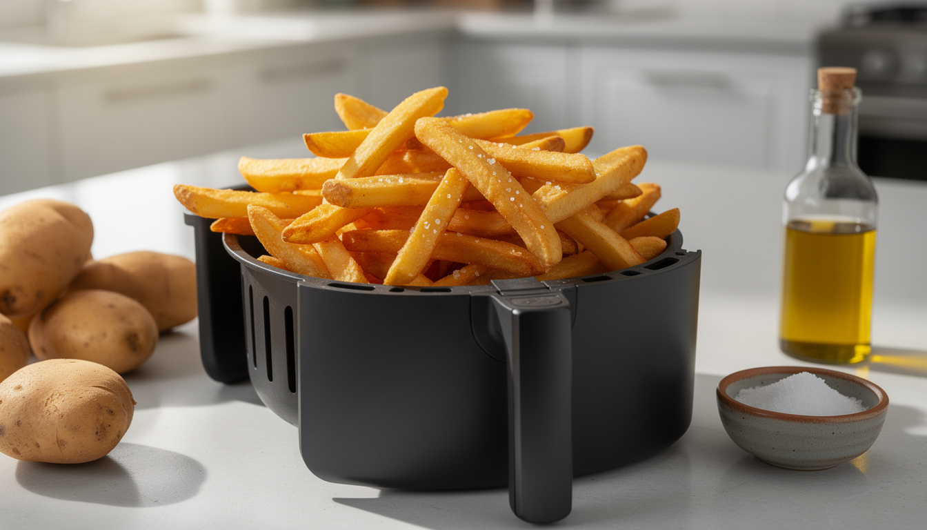 Comment réussir des frites croustillantes au air fryer facilement découvrez nos astuces simples et efficaces pour réussir des frites croustillantes et savoureuses au air fryer en un rien de temps.
