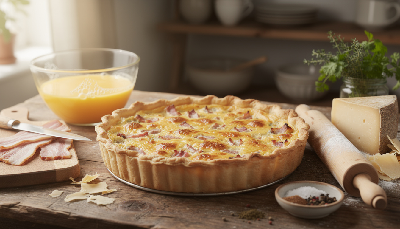 Comment réussir la recette traditionnelle de la quiche lorraine découvrez nos conseils et astuces pour réussir la recette traditionnelle de la quiche lorraine, un plat savoureux et incontournable de la cuisine française.