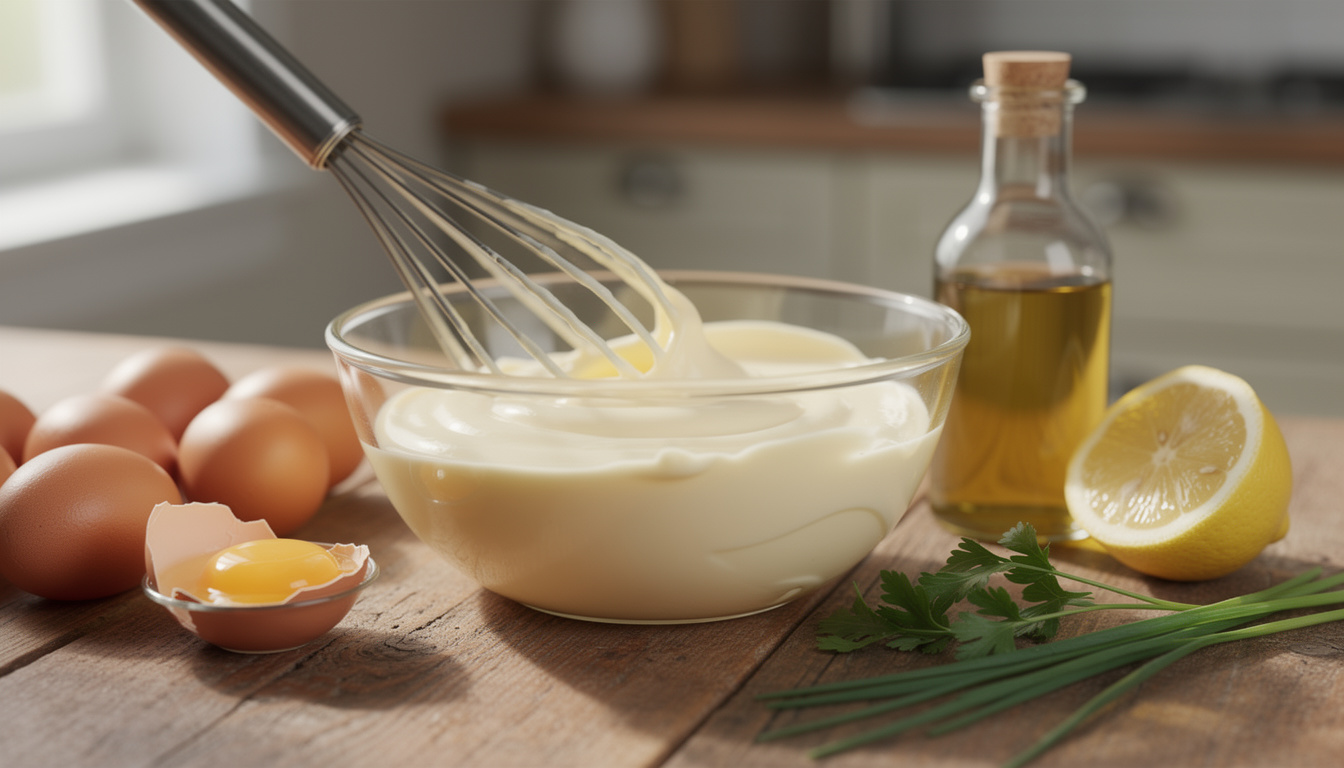 Comment réussir sa mayonnaise maison simple et savoureuse découvrez comment réussir une mayonnaise maison simple et savoureuse grâce à notre guide étape par étape. apprenez les astuces pour une texture parfaite et un goût délicieux à chaque fois.