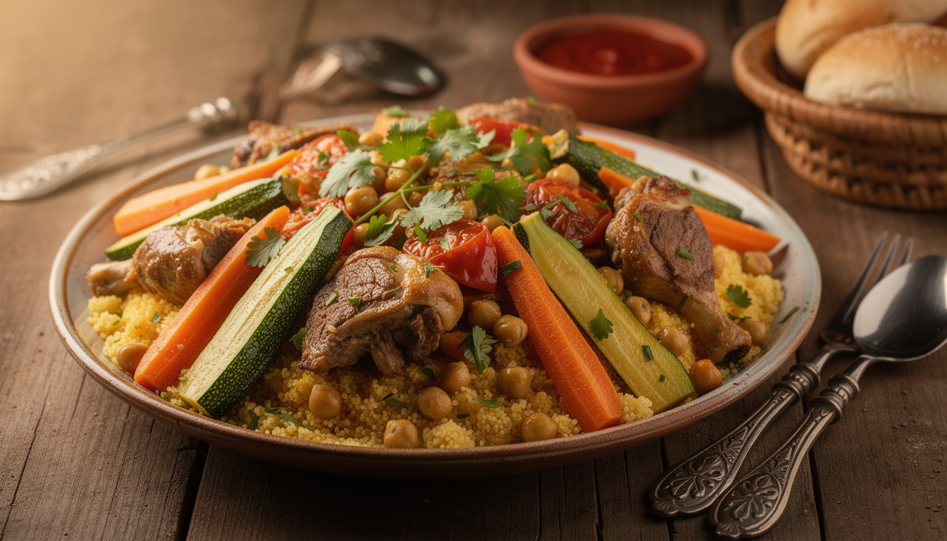 découvrez notre recette de couscous pour préparer un plat savoureux et traditionnel facilement chez vous. astuces et conseils pour réussir un couscous parfait à chaque fois.