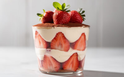 Recette facile de tiramisu à la fraise pour un dessert gourmand