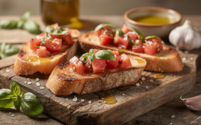 Recette simple et authentique pour une bruschetta délicieuse