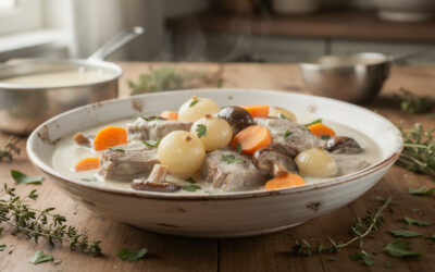 Recette traditionnelle de blanquette de veau facile à préparer