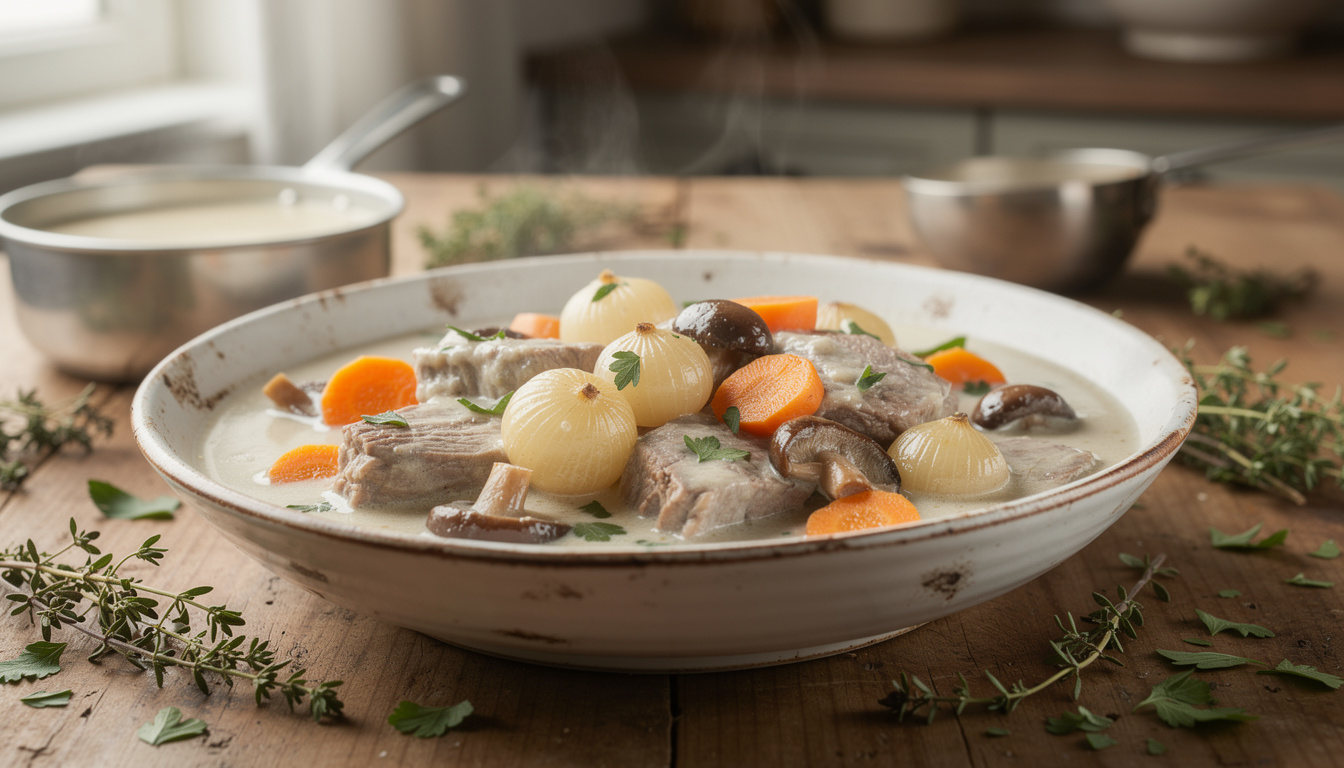 Recette traditionnelle de blanquette de veau facile à préparer découvrez notre recette traditionnelle de blanquette de veau, facile à préparer pour un plat savoureux et réconfortant en toute simplicité.