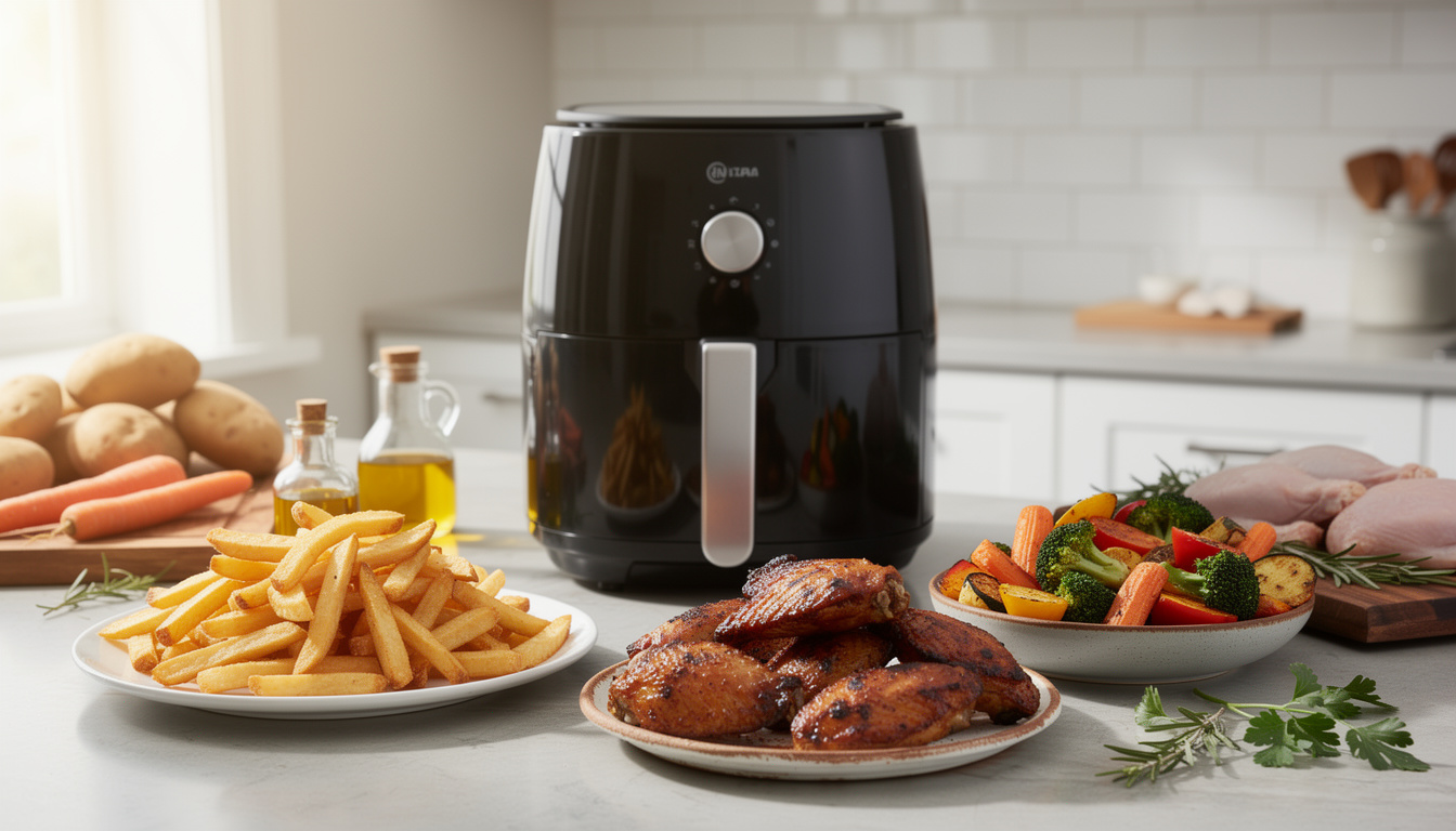 Recettes simples et savoureuses à réaliser avec une air fryer découvrez des recettes simples et savoureuses à préparer facilement avec une air fryer pour des repas rapides et délicieux.