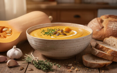Velouté de butternut : recette facile pour un plat réconfortant